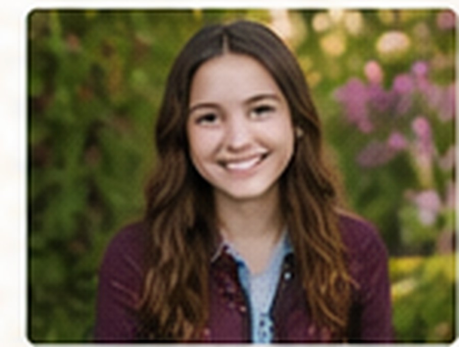 Senior portrait in a wildflower field